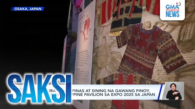 Kultura ng Pilipinas at sining na gawang Pinoy, ibinida sa Philippine Pavilion sa Expo 2025 sa Japan | Saksi