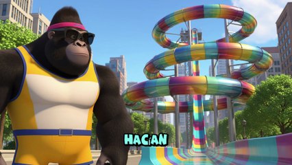 🦍 Kung el Gorila: ¡Aventura en el Parque! | Dibujos Animados para Niños