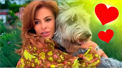 Video: Eva Mendes adopterar hunden Magic – och skämtar om vem hon älskar mest