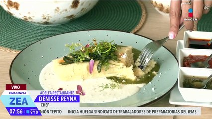 Nallely Medina desayuna en el restaurante Adelfa en Guadalajara, Jalisco