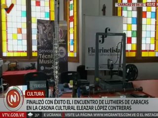 Caracas | Culmina de forma exitosa el 1° Encuentro de Luthiers en la Casona Cultural Eleazar López Contreras