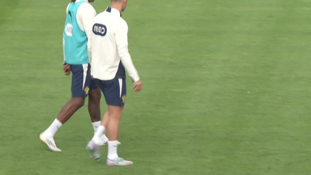 ENTRENAMIENTO DE PORTUGAL PREVIO AL ENFRENTAMIENTO CLAVE ANTE ESPAÑA EN LA NATIONS LEAGUE