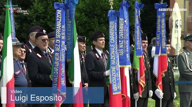 La festa dei carabinieri ai Giardini ducali di Modena per il 211° annuale della fondazione dell'Arma