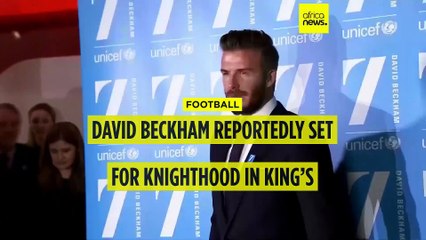 David Beckham reportedly set for knighthood in king’s birthday honours