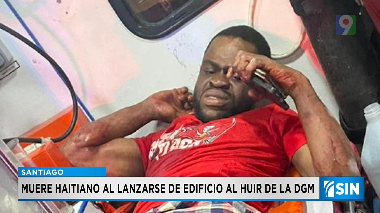 Fallece haitiano al tratar de huir durante operativo de migración en Santiago | Primera Emisión SIN