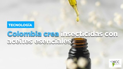 Colombia crea insecticidas con aceites esenciales
