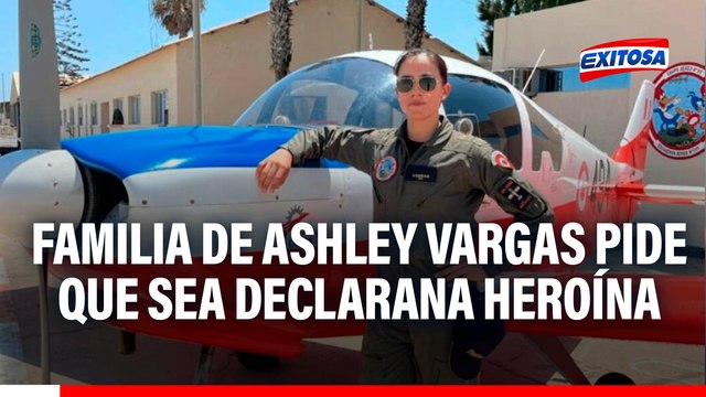 🔴🔵 Familia de Ashley Vargas pide a Dina Boluarte declarar 'heroína' a fallecida piloto