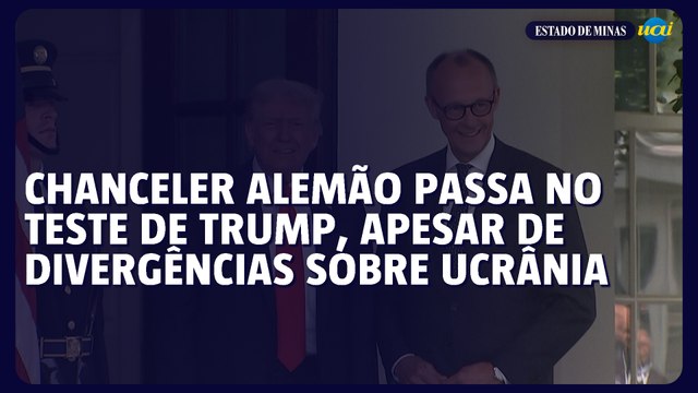 Chanceler alemão passa no teste de Trump, apesar de divergências sobre Ucrânia