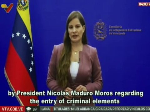 Venezuela expresa extrañeza ante la reacción de la Primera Min. de Trinidad y Tobago Persad-Bssessar
