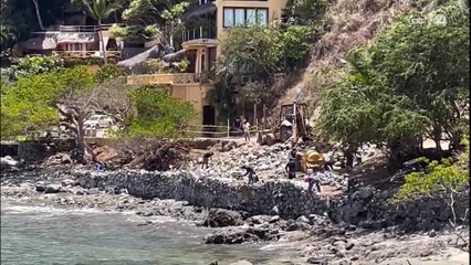 Carecía de licencia de construcción concesionario de muro derribado en Sayulita, Bahía de Banderas