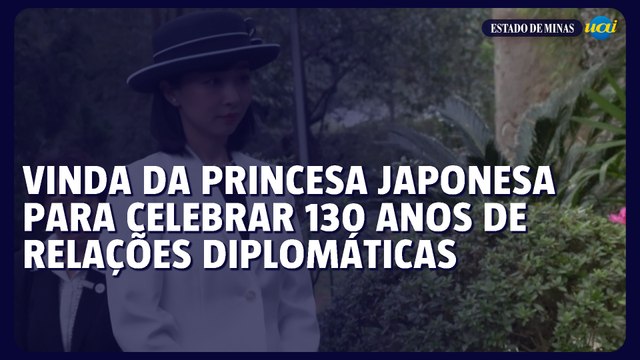 Princesa japonesa visita o Brasil para celebrar os 130 anos de relações diplomáticas