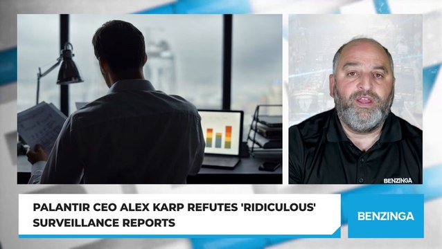 Palantir CEO Alex Karp Refutes 'Ridiculous' Surveillance Reports
