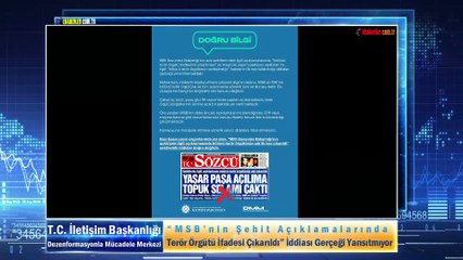 “MSB’nin Şehit Açıklamalarında Terör Örgütü İfadesi Çıkarıldı” İddiası Gerçeği Yansıtmıyor