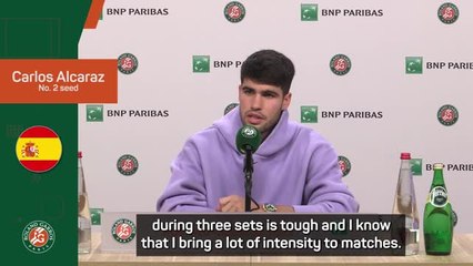 Alcaraz always confident of overcoming Musetti despite dropping first set