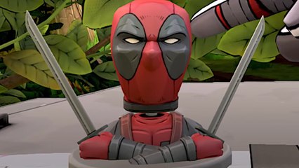 Barney Stinson wird zu Deadpool und beschwert sich über sein eigenes Spiel