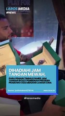Dihadiahi Jam Tangan Rolex, Para Pemain Timnas Pamerkan Jam Tangah Rolex Pemberian Presiden Prabowo Usai Menang Lawan Cina