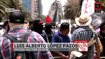 CNTE Sección 22 anuncia próximas acciones en su jornada de lucha