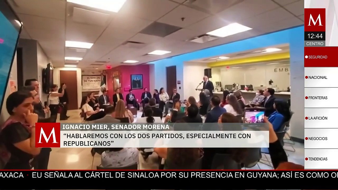 Ignacio Mier afirma que en EU desconocen el impacto de un impuesto a remesas