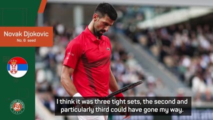 No bagels or breadsticks - Djokovic has few complaints about Sinner defeat