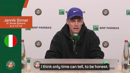 Rivalry with Alcaraz 'cannot be compared' to Big Three yet - Sinner