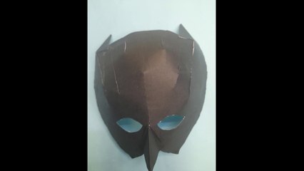 How to Make a Batman Mask with Paper | Easy Origami Superhero Craft