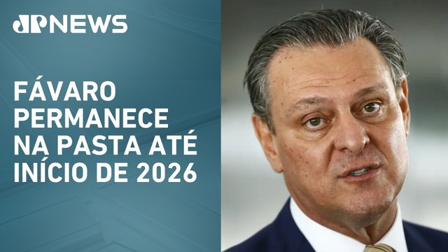 Lula diz que ministro Carlos Fávaro pode concorrer a vaga no Senado nas eleições de 2026