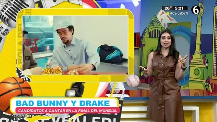 Bad Bunny y Drake candidatos a cantar en la final del mundial