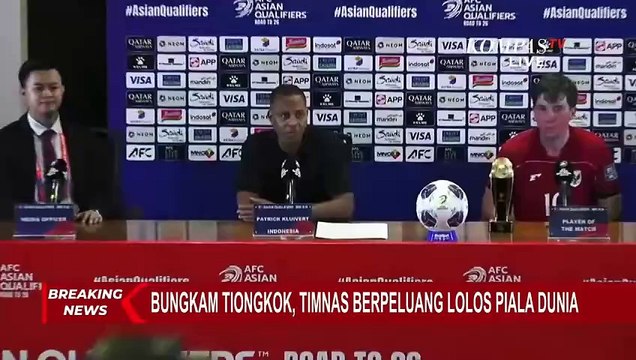 Patrick Kluivert Bangga Timnas Bungkam China 1-0 di Kualifikasi Piala Dunia 2026