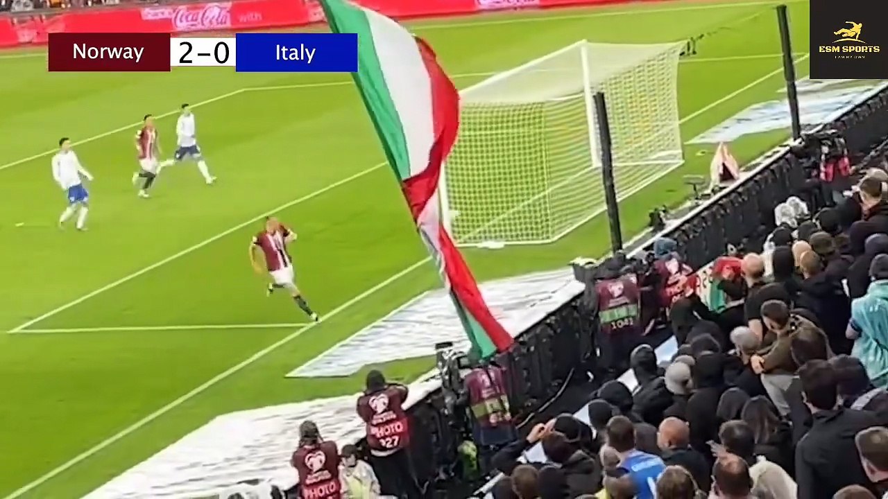 Norway vs Italy 3-0 Highlights And Goals _ FIFA world cup qualifiers 2025