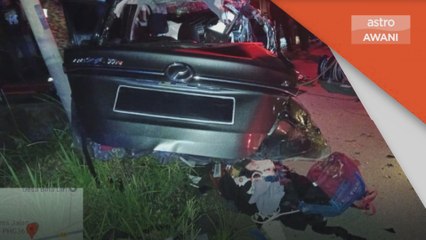 Lima sekeluarga maut dalam nahas dua kenderaan di Jerantut