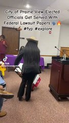 City of Prairie view elected officials get served with federal lawsuit papers