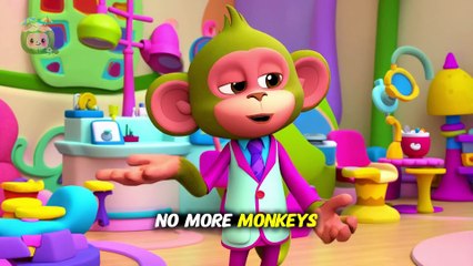 Five Silly Monkeys | Cocoturtle Nursery Rhymes & Kids Songs