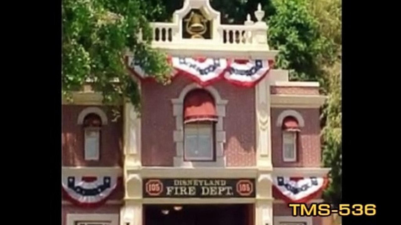 Main Street Fire House--Disneyland History--TMS-536