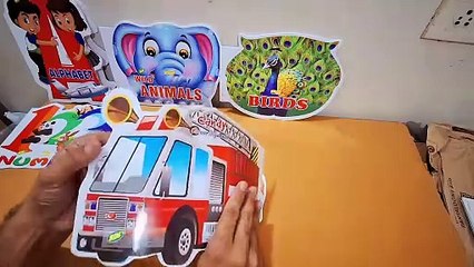 Unboxing SDS Cute Colouring Book Set 🎨 | Fruit, Birds & Animal Shapes | Perfect Gift for Kids! 🐥🍎🐘