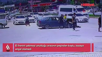 El frenini çekmeyi unuttu, peşinden çaresizce koştu: Kafamı kaldırdığımda gidiyordu