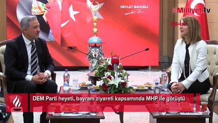 DEM heyetinden MHP'ye bayram ziyareti