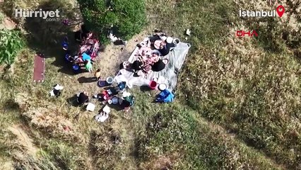 Sultangazi ve Esenyurt'ta kaçak kurban kesimi havadan görüntülendi