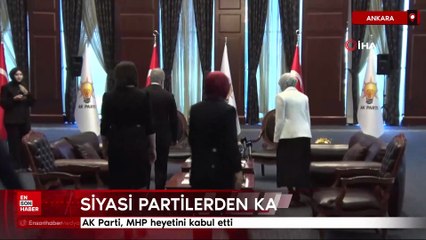 AK Parti, MHP heyetini kabul etti