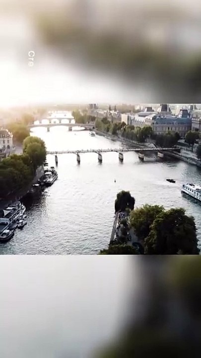 Paris at Sunset- Seine River Drone Views You NEED to See!