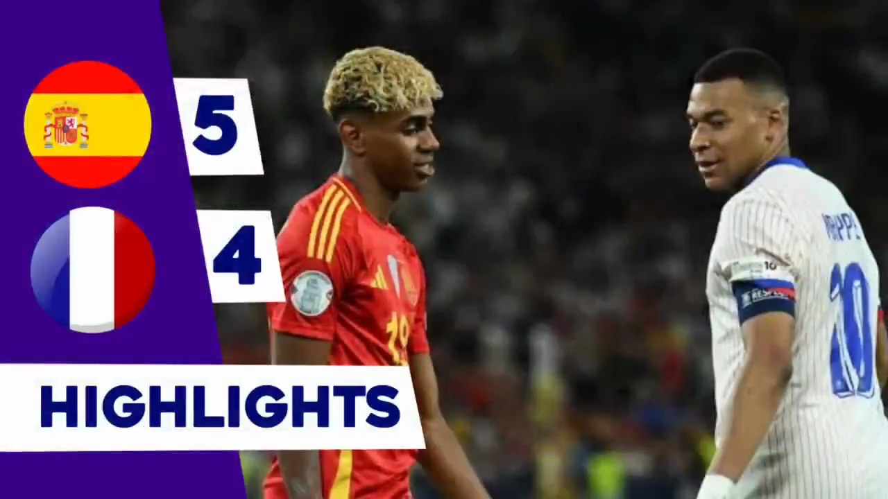 Spain vs France 5-4 Highlights | Nations League | June 5, 2025 | football highlights match