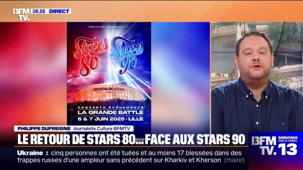 Larusso, Zouk Machine d'un côté; Début de soirée et Sabrina de l'autre... Lille a accueilli l'évènement musical, "Stars 80 vs Stars 90"