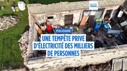 30 000 personnes privées d'électricité suite à une tempêtes dans le sud de la Pologne