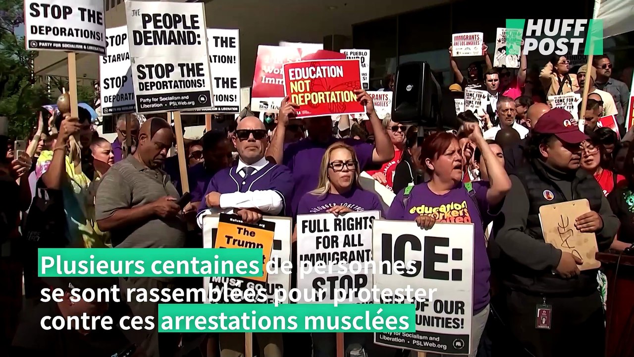 À Los Angeles, violents affrontements entre police et manifestants après l'arrestation d'immigrés