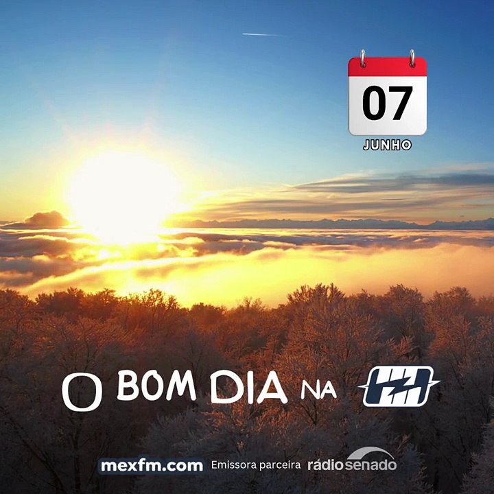 Bom dia!  (07/Jun/2025) - Sábado #webradiomexfm #mexfm #mexnews #bomdia