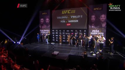 UFC 316 - Le face-à-face et la pesée entre Merab Dvalishvili et Sean O’Malley