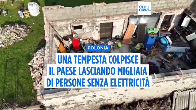 Polonia: migliaia di persone senza elettricità a causa del maltempo