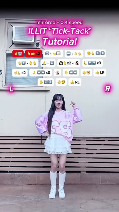 TUTORIAL ILLIT ‘Tick Tack’ dance ♡ ILLIT Tick Tack kpopdance