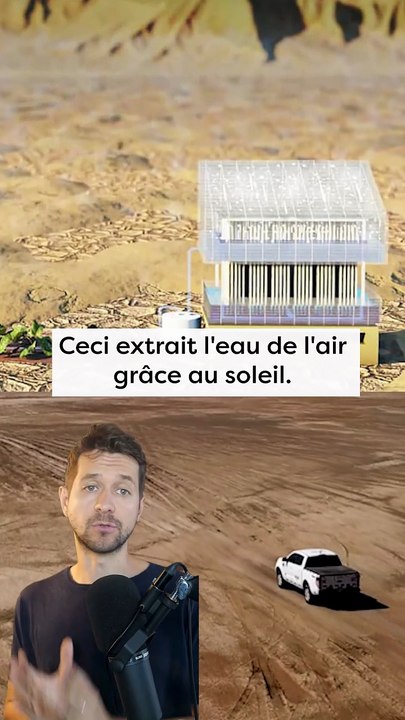Fabriquer de l'eau dans le désert !