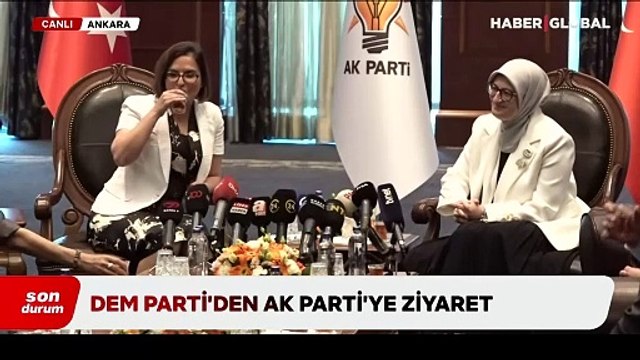 Partilerin bayram mesaisi sürüyor: DEM Parti heyetiyle AK Parti heyeti arasında bayramlaşma
