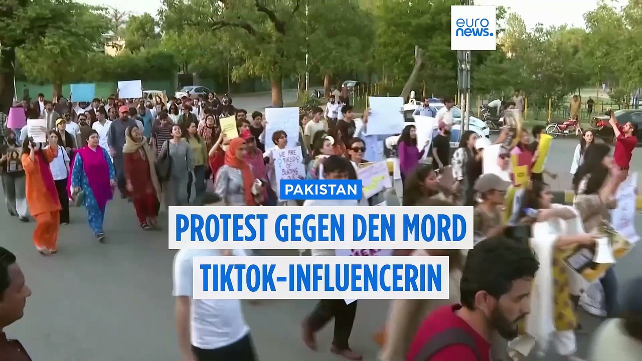 Pakistanischer TikTok-Mörder: Menschen protestieren in Islamabad